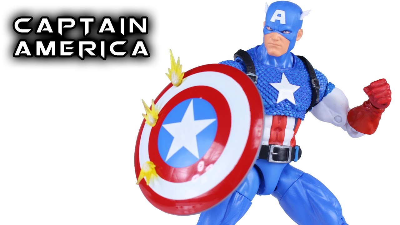 Marvel Legends CAPTAIN AMERICA 20th Anniversary Action Figure Review