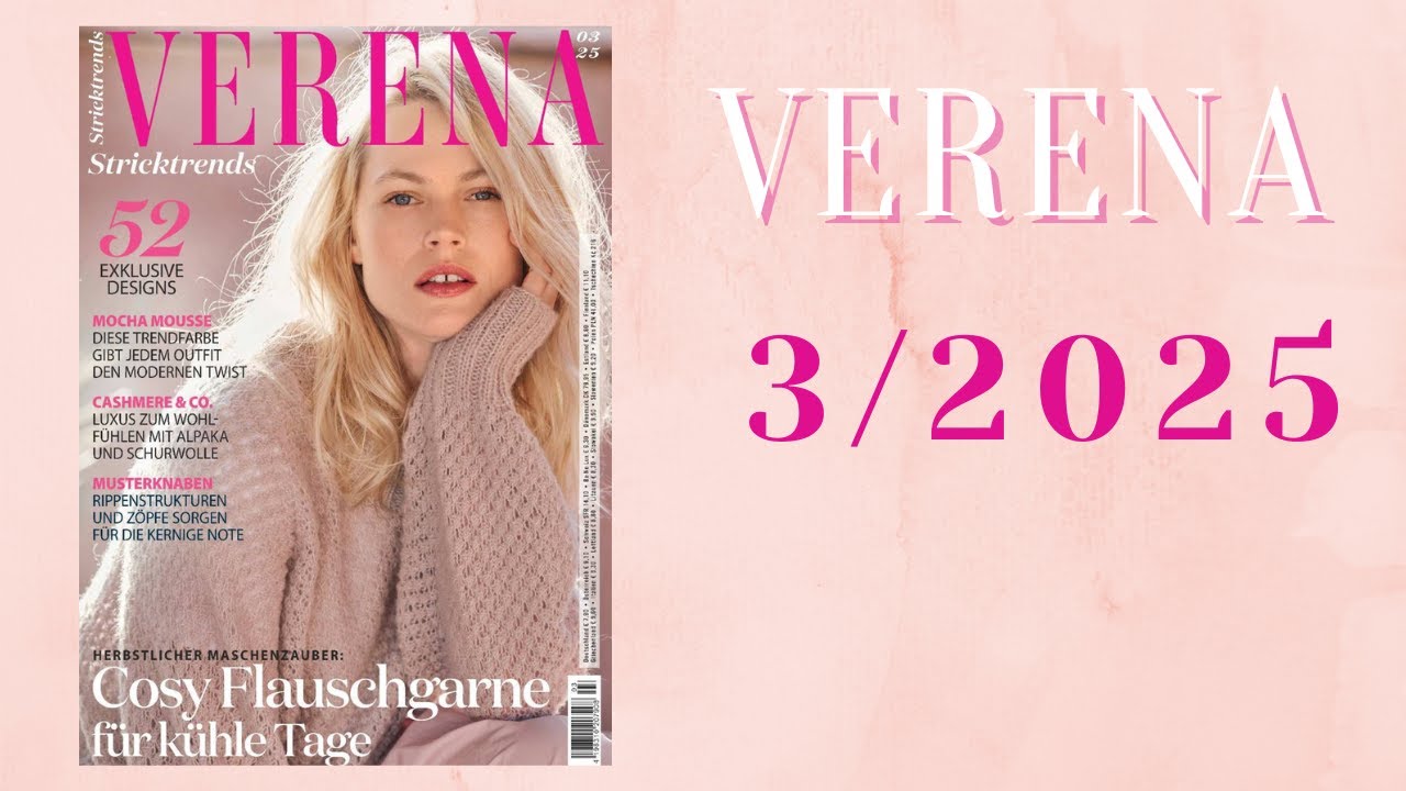 Verena Knitting Trends 3/2025 l Knitting Magazine Flip Through