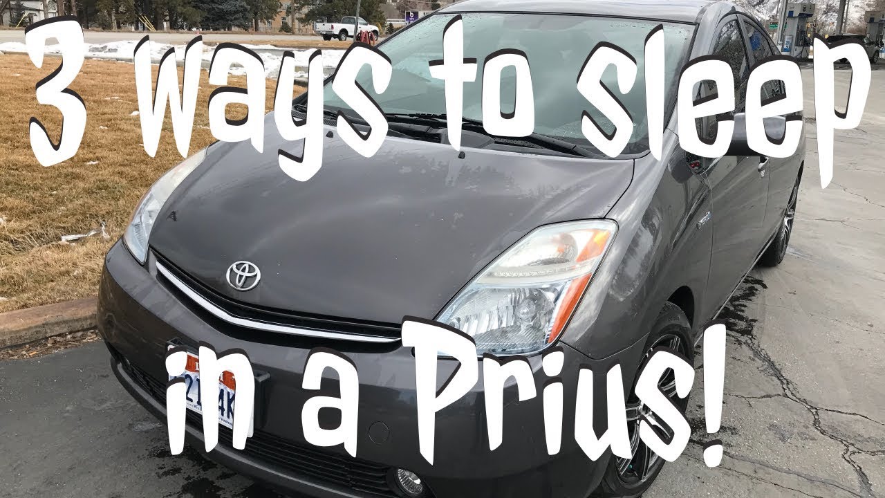 3 способа поспать в вашем Prius!! 🚙😳😴