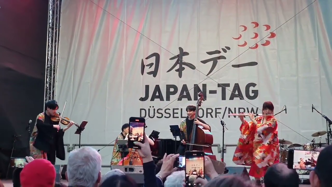 Japan-Tag D&uuml;sseldorf 2023: Tolle Stimmung beim Auftritt von Minichestra