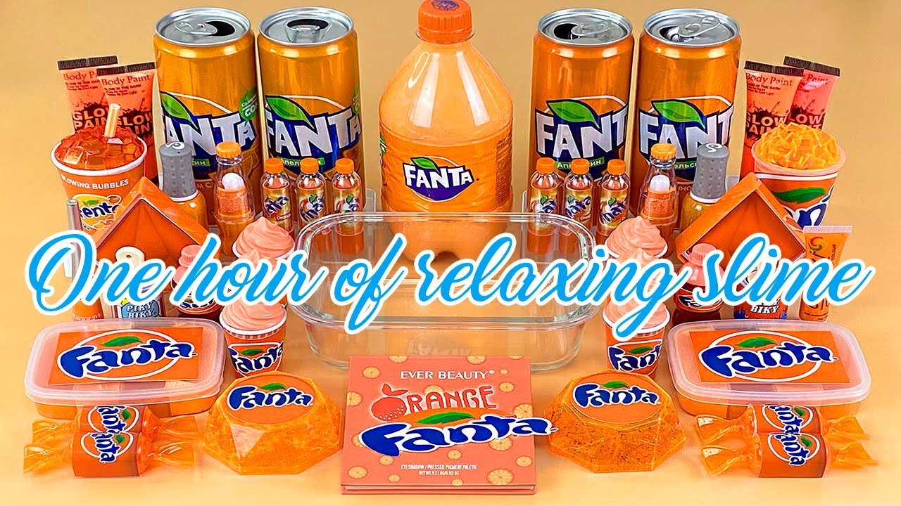ASMR Slime 🍹🍫🍬 One hour of relaxing slime video #6. Compilation video 1080p.