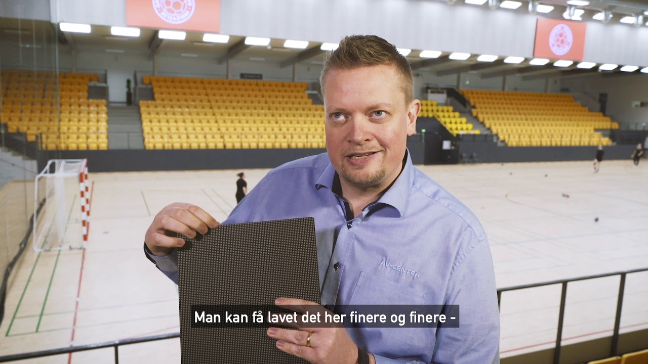 AV CENTER - LED storsk&aelig;rme i Odense Idr&aelig;tshal
