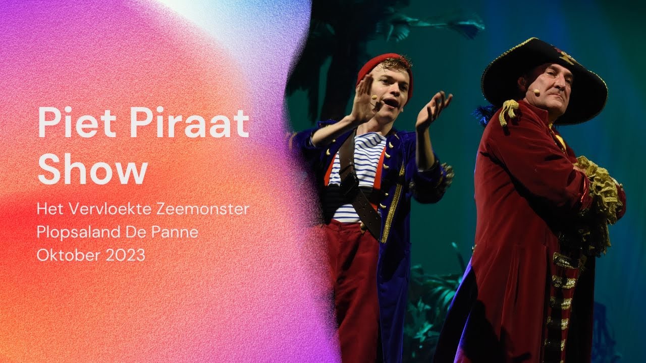 PIET PIRAAT HALLOWEEN SHOW - HET VERVLOEKTE ZEEMONSTER - PLOSPALAND DE PANNE 2023