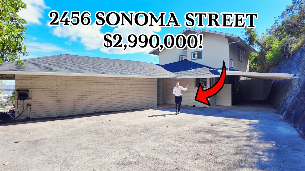 Full Tour of 2456 Sonoma St (Manoa) Listed at $2.99M by Ben Fieman