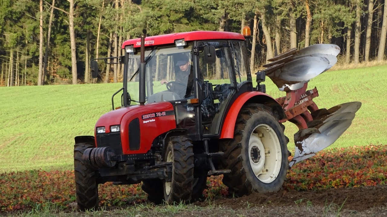 Zetor Już NIE Leci Bokiem !? Orka Na Zimę 2018 ! Zetor 7341 + Krone