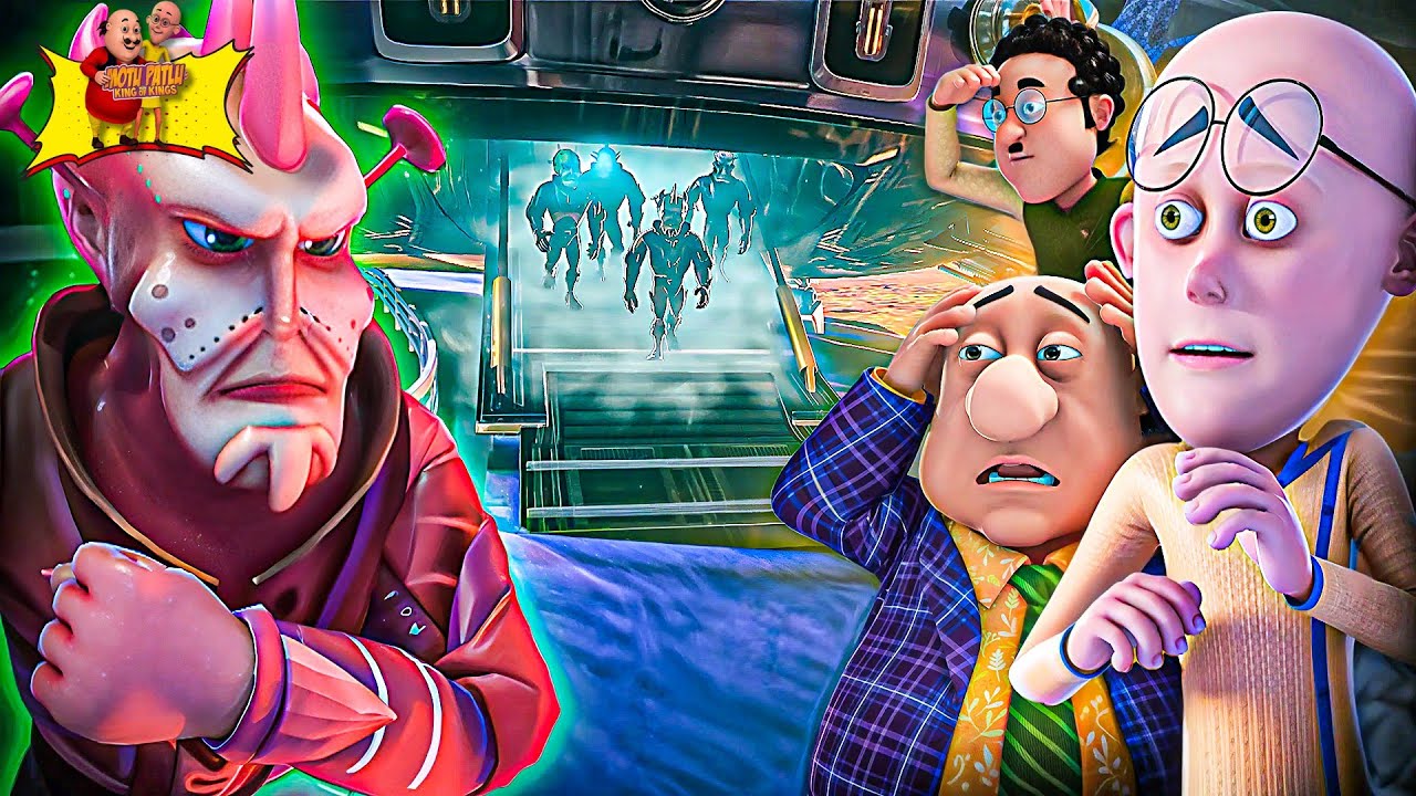 Firel Lake Ke Aliens Ne Kra Motu Patlu Per Attack | Motu Patlu | Kiddie Land