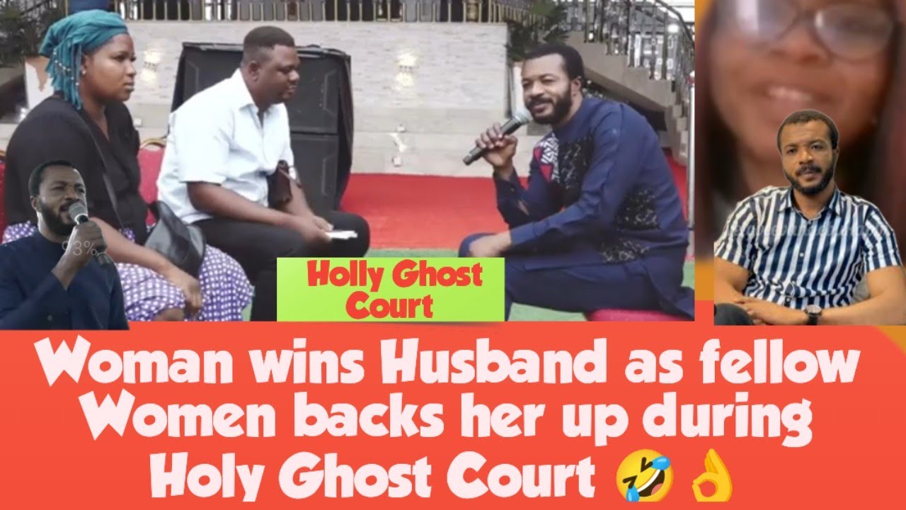 Woman wins husband as fellow Women backs her up🤣🤣 during#holyghostcourtzionministry
