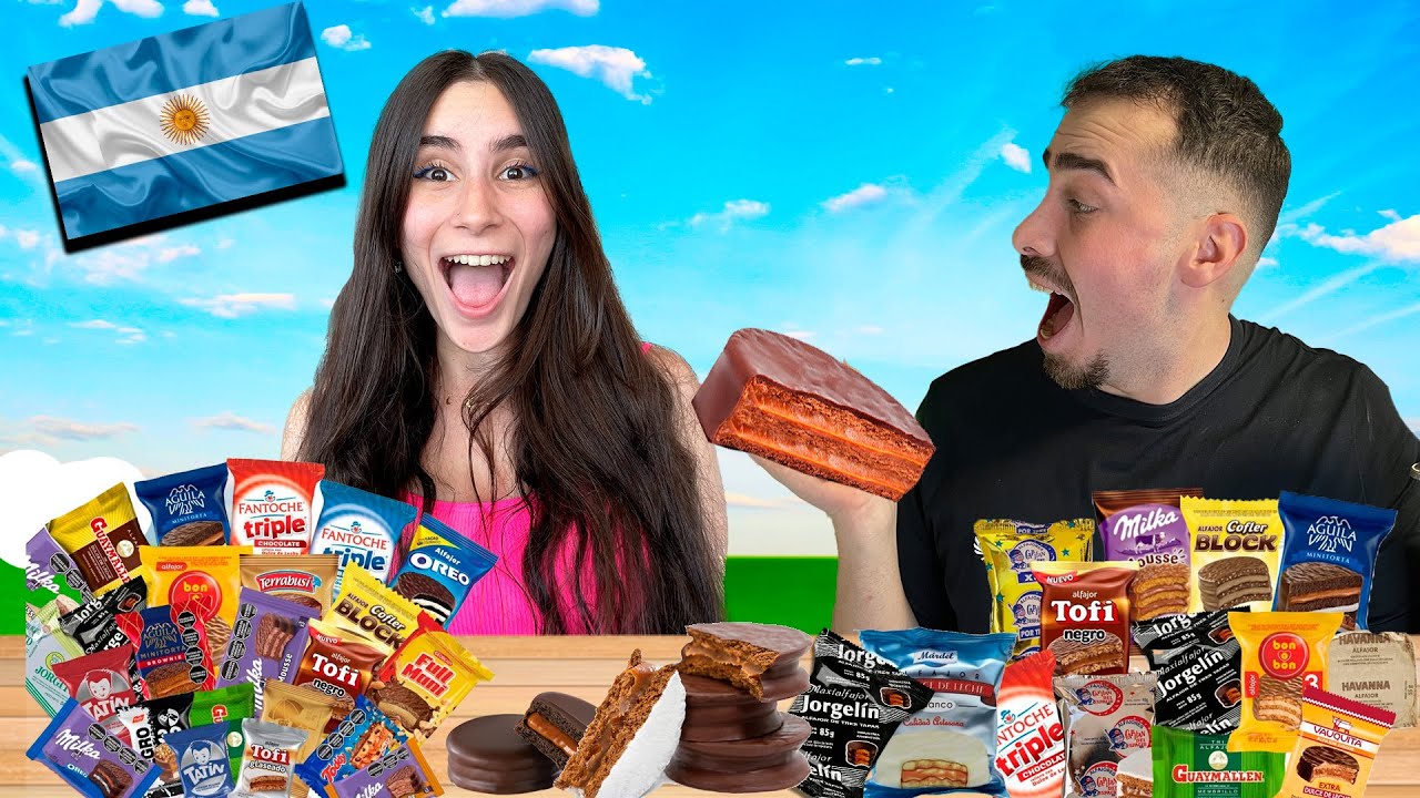 PROBAMOS 100 ALFAJORES ARGENTINOS con MELINA!! 🇦🇷