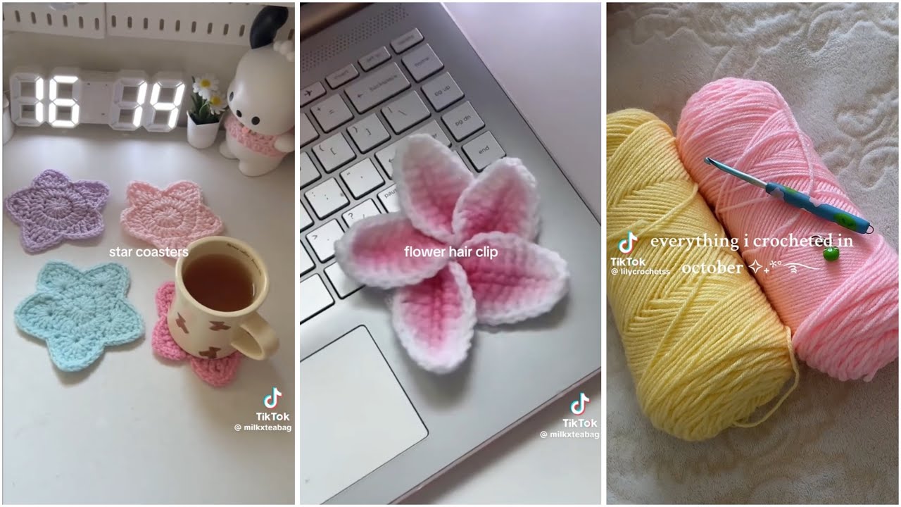 Aesthetically Satisfying Crochet Videos| Crochet TikTok Compilation pt. 5