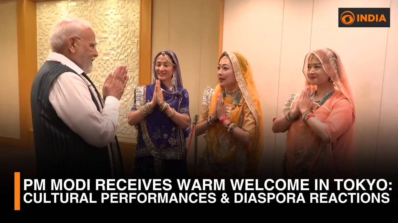 PM Modi Receives Warm Welcome in Tokyo | Cultural Performances & Diaspora Reactions