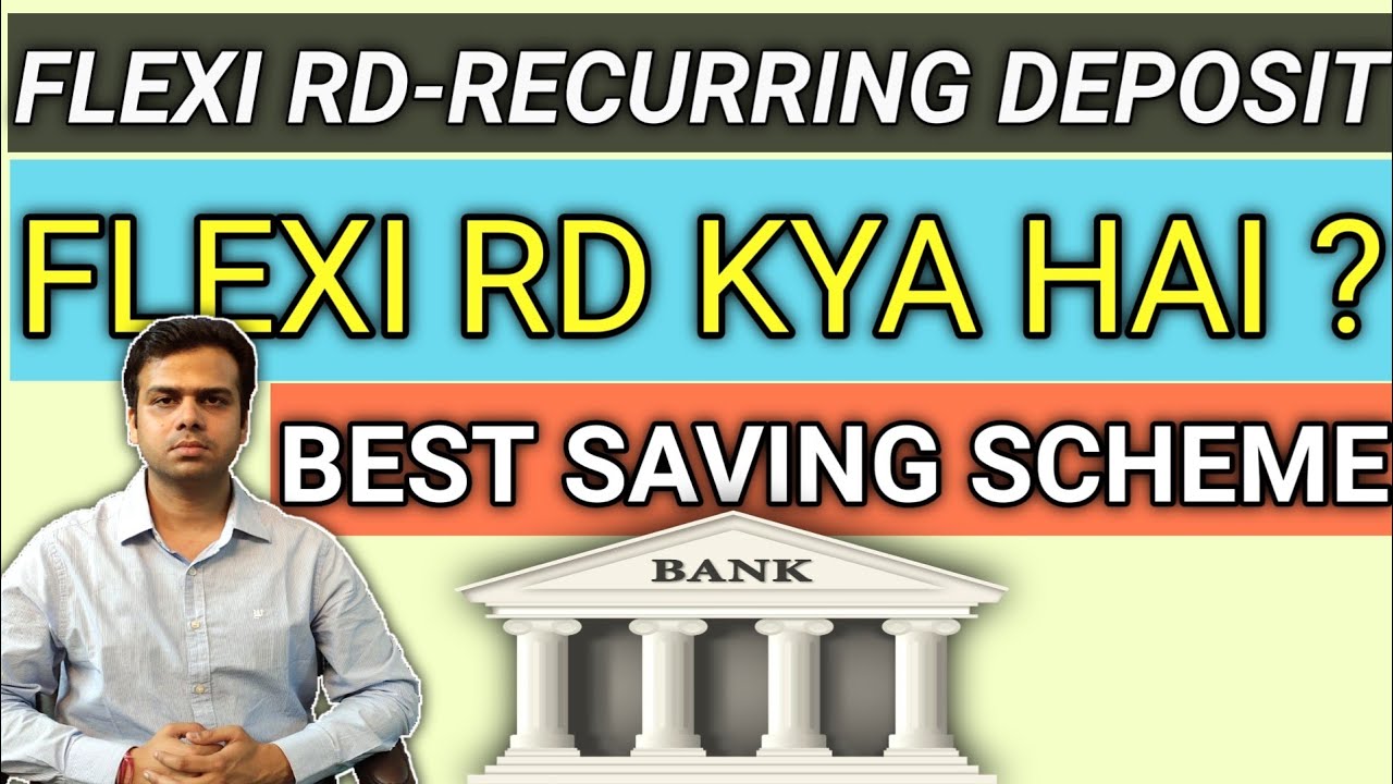 Flexi Recurring deposit Scheme | Flexi RD | What is Flexi RD | Benifits of flexi Recurring deposit
