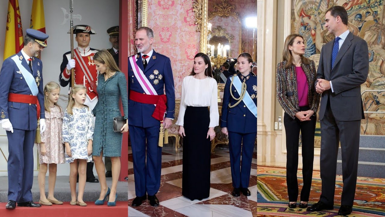  Royale Queen Letizia 👑 Outstanding Dress Romantic Couple Photo ❤️ Unique And Demanding Queen 👑