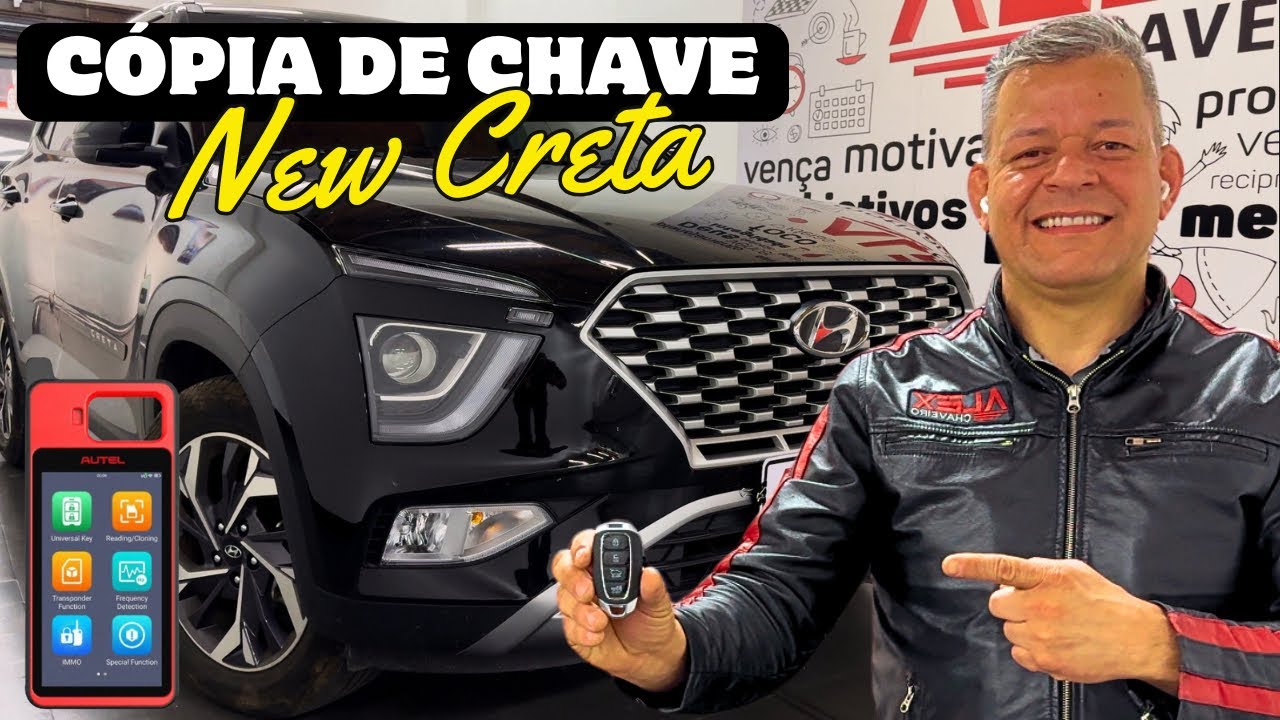 CHAVE PRESENCIAL HYUNDAI CRETA 2023 - Cópia de chave HYUNDAI CRETA - #hyundaicreta #carros
