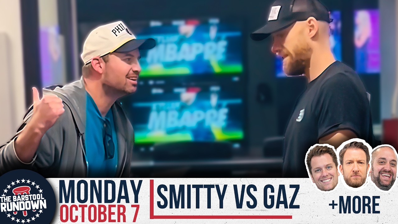 Smitty Snaps at Gaz Over Comments About Missing Live Stream | Barstool Rundown | October 7, 2024