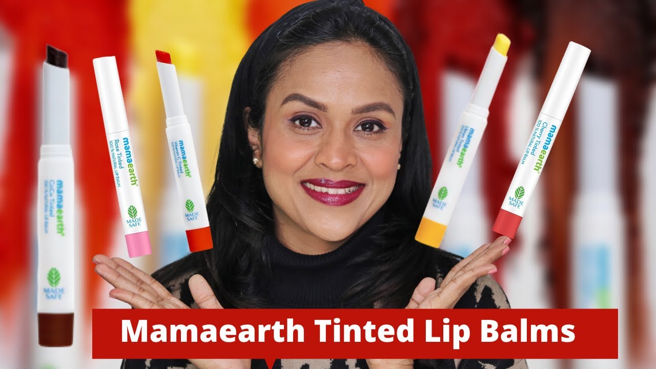 Mamaearth Tinted Lip Balms Review | Swatches Of All Shades | Shalini Srivastava