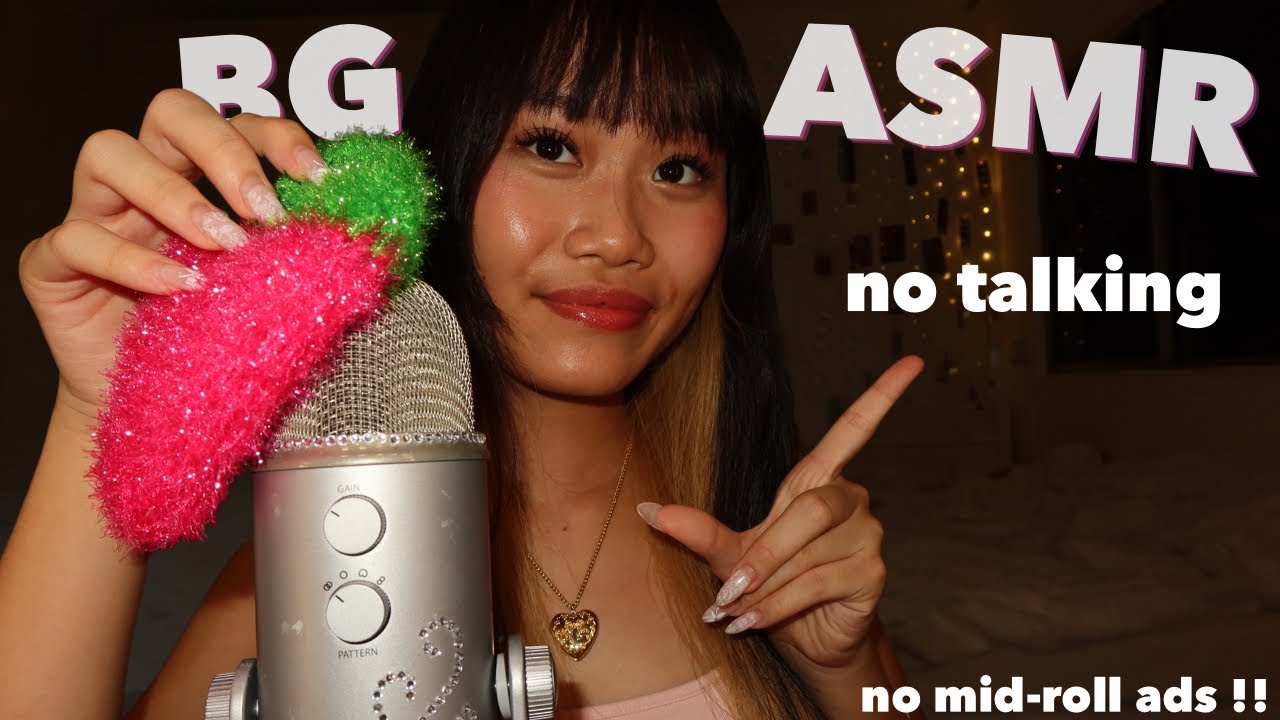 ASMR to play in the background 🍓ྀི˚.༘⋆ (no mid-roll ads, no talking)