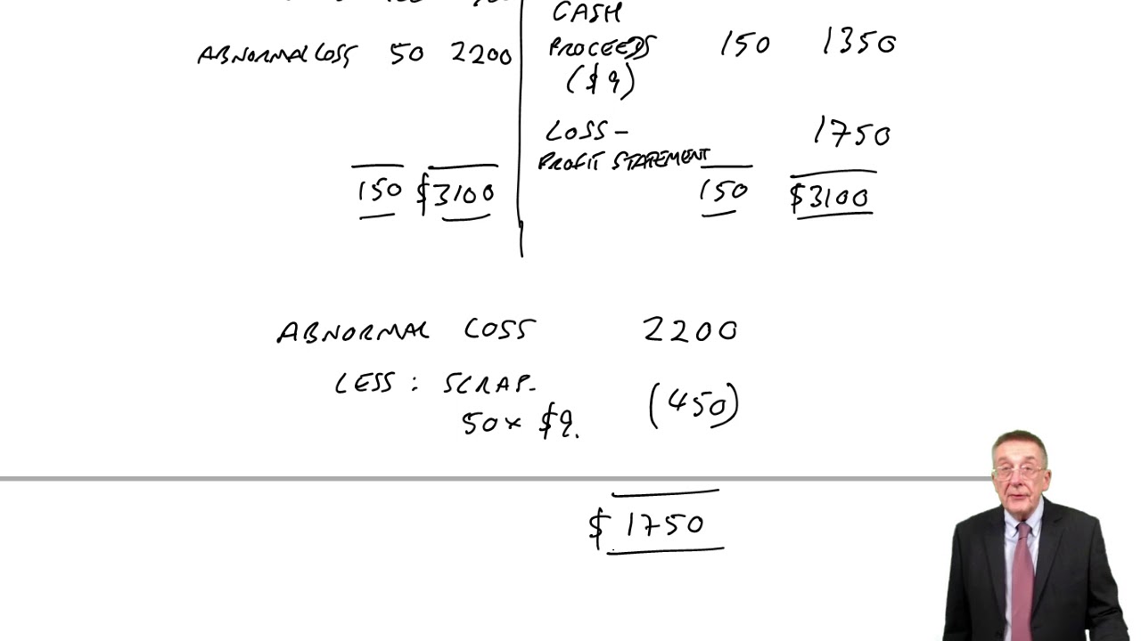 Process Costing (part 2) - Abnormal Gains and Losses - ACCA Management Accounting (MA)
