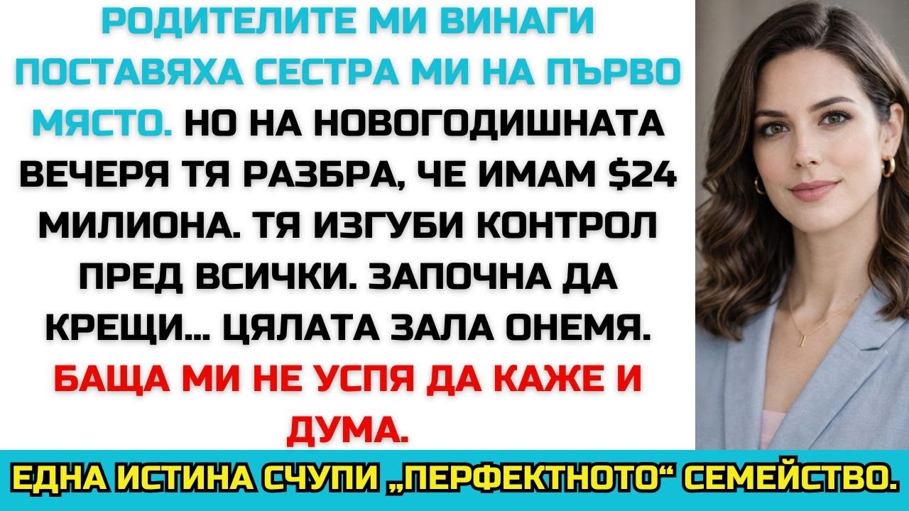 РОДИТЕЛИТЕ МИ ВИНАГИ ИЗБИРАХА СЕСТРА МИ — ДОКАТО НЕ РАЗБРА, ЧЕ ИМАМ $24 МИЛИОНА