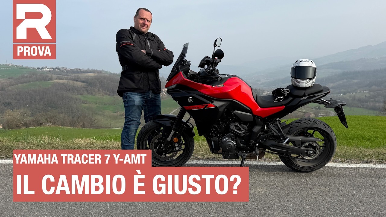 Yamaha Tracer 7 Y-AMT - prova - in sella alla nuova Crossover Yamaha con cambio robotizzato