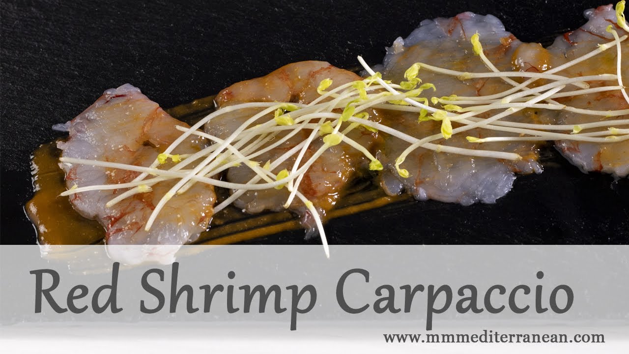 Red Shrimp Carpaccio Recipe