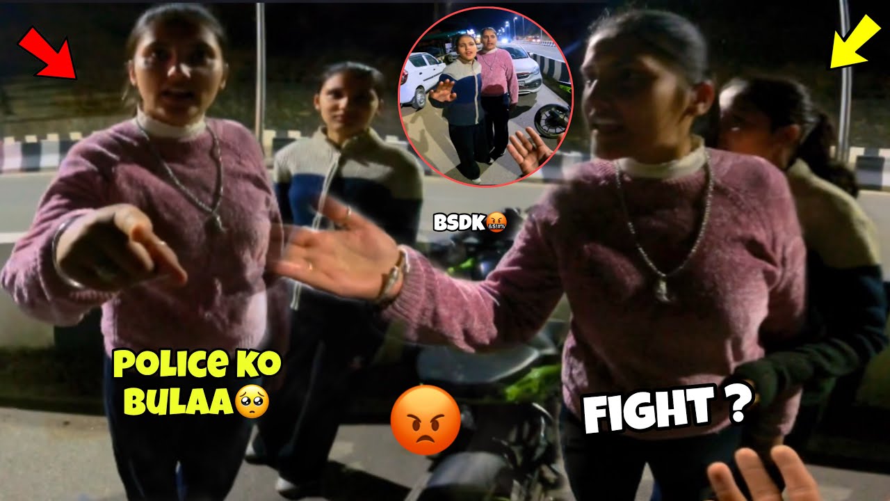 Ajj Toh ￼Ladkiyon ￼Ne ￼￼fasaa diaa😰|| Police Aa gayi 💔|| Night Ride Gone Wrong😤