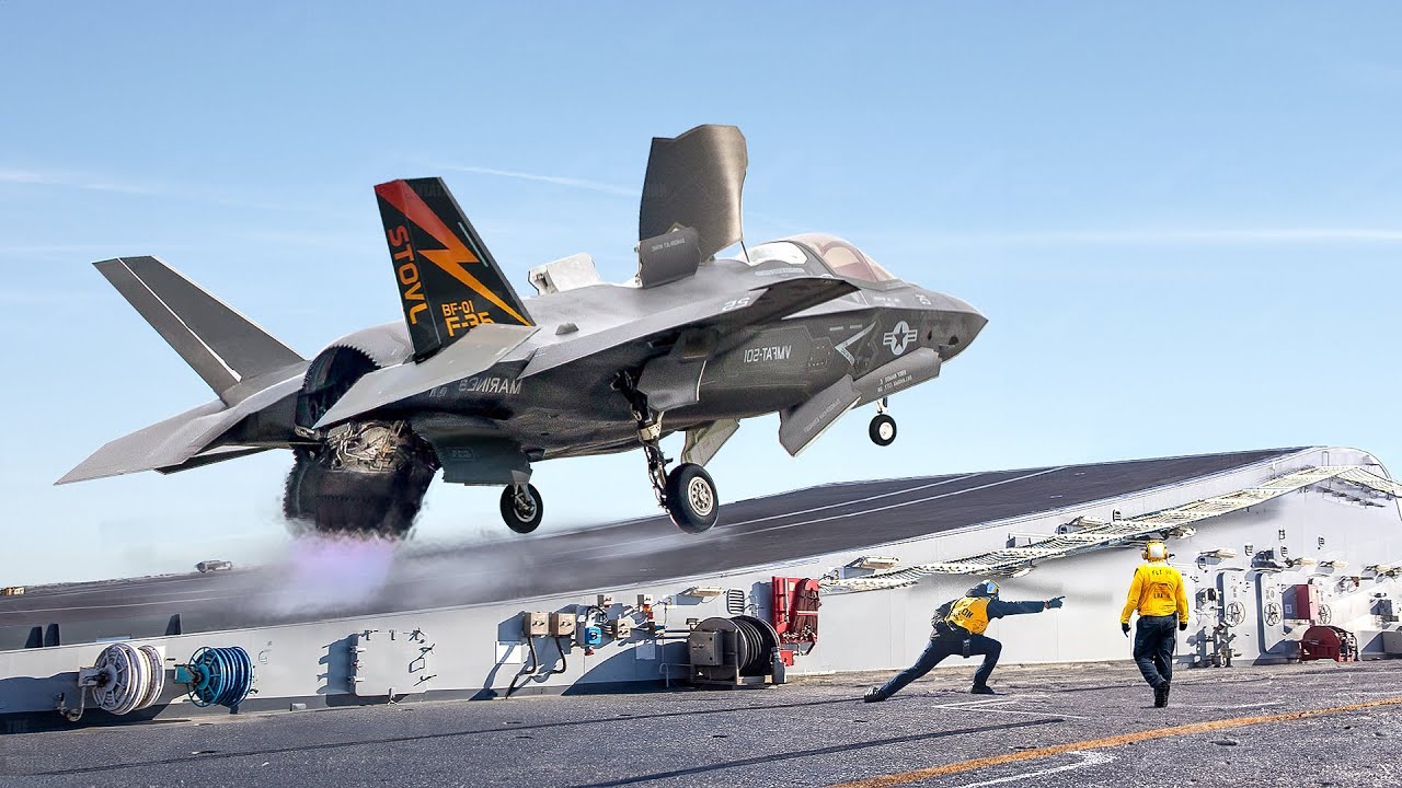 US, UK and Italian F-35s Show Their Insane Capability During Ski-Jump Take-Off