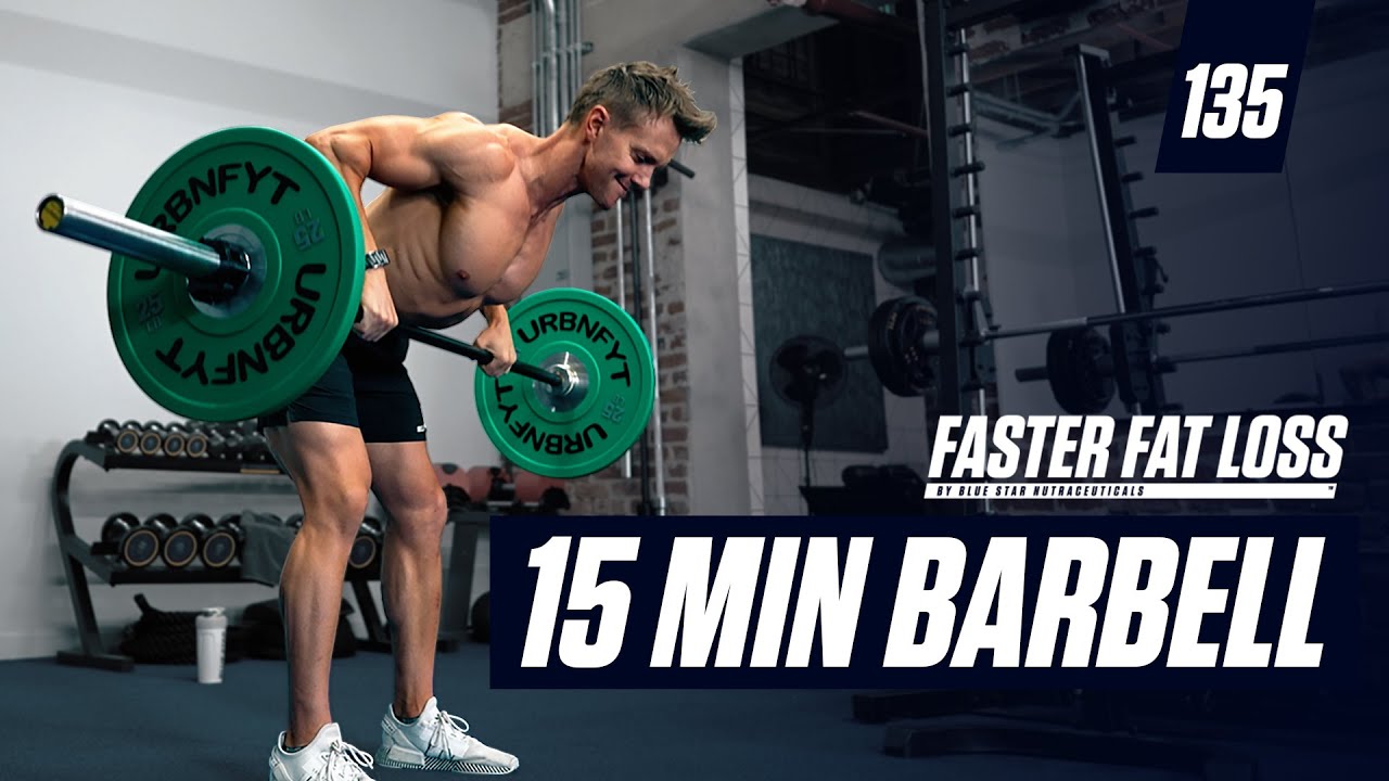 15 MIN Barbell EMOM Follow Along Workout | Faster Fat Loss™