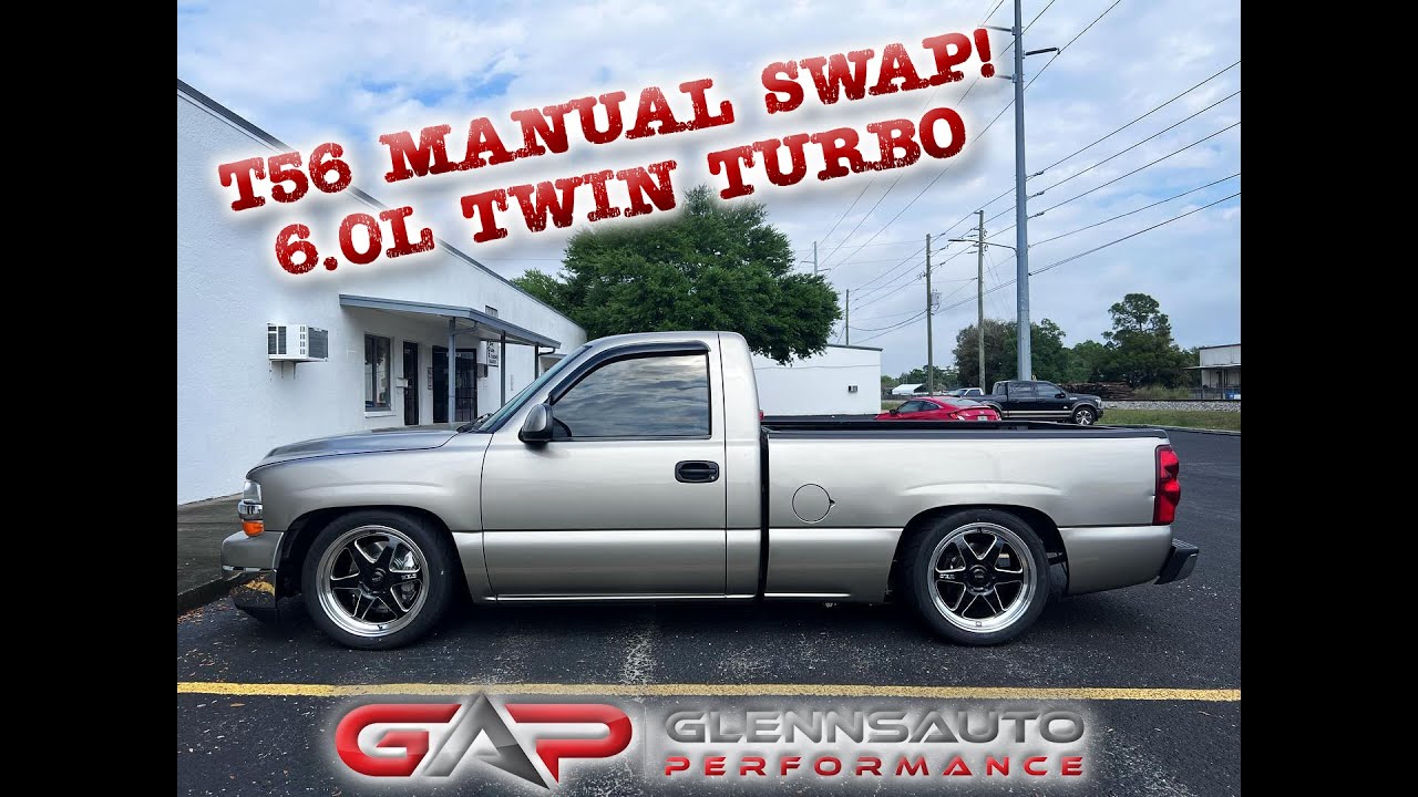 Chevrolet Silverado 1999 года с двигателем 6.0L Twin Turbo и коробкой передач T56 (механическая) ...