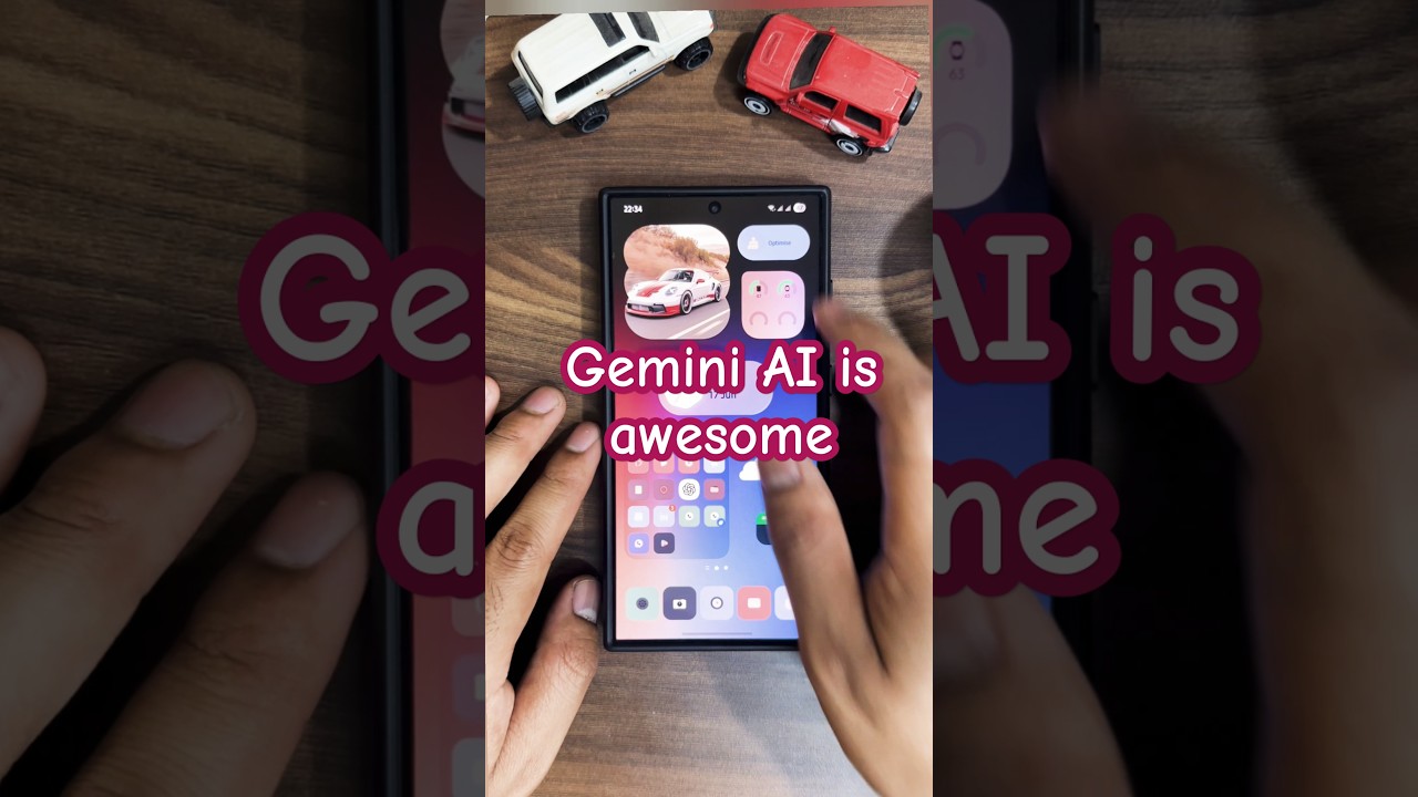 Google Gemini AI on Samsung Galaxy One UI 7 #smartphone #googlegemini