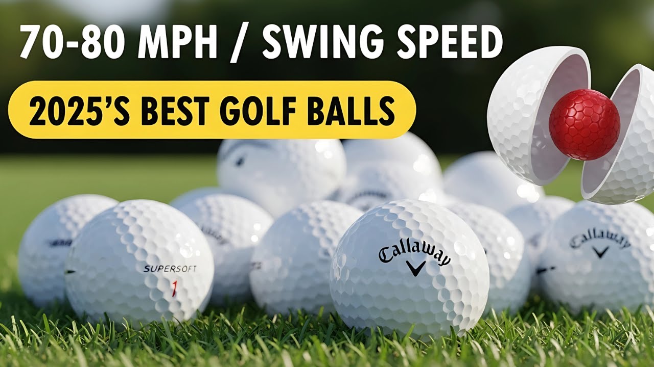 5 Best Golf Balls For 70 to 80 Mph Swing Speed: 2025 Golf Balls Edition