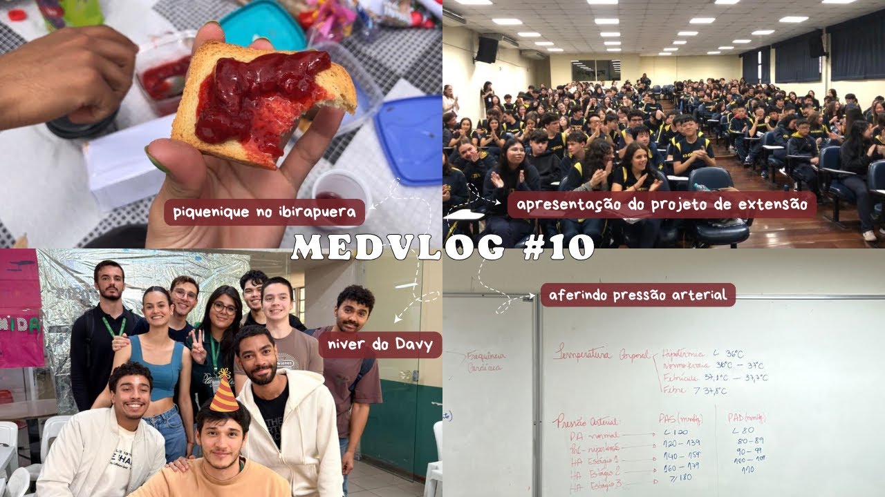 MEDVLOG #10: aula de PAE, começo das eletivas e ainda capenga por causa de bioquímica…