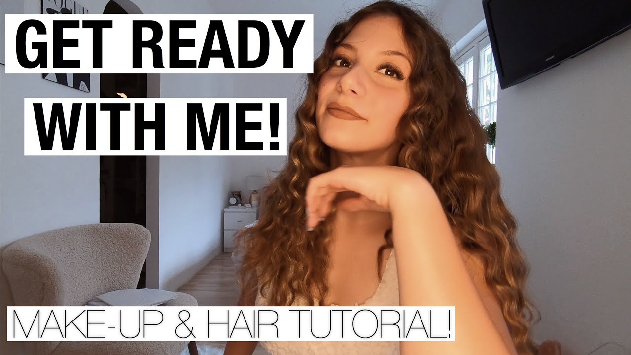 GET READY WITH ME! - Makeup & Hair tutorial!  CI PREPARIAMO INSIEME!