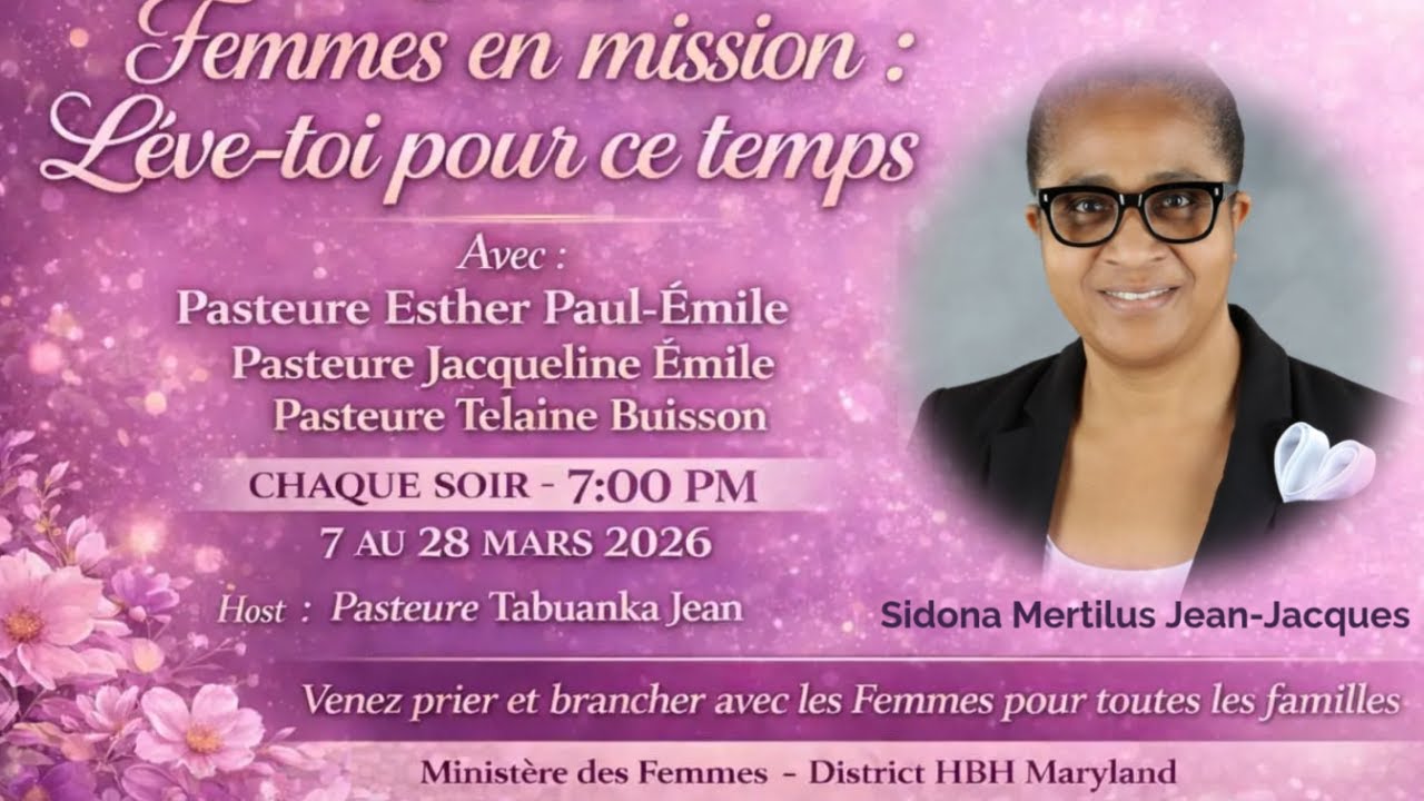 7am Priere du Matin | Femmes en Action | Soeur Sidona Mertilus-Jean Jacques