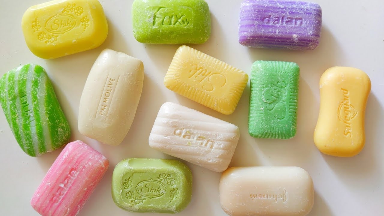 Dry Soap carving ASMR\ relaxing sounds\ No talking. Satisfying ASMR video\ Cutting soa