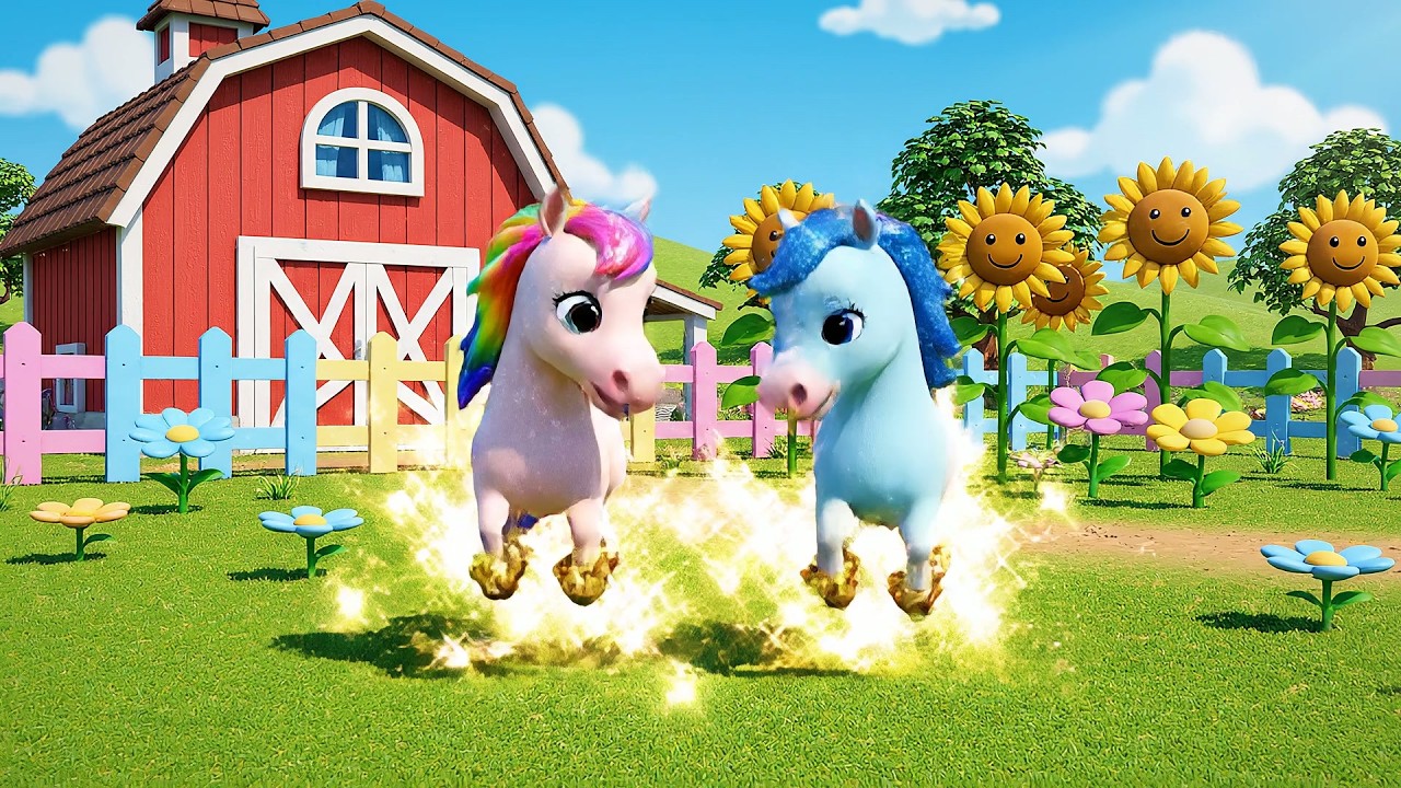 Old MacDonald Magical Farm Parade | Enchanted Animal Sounds & Kids Party Rhymes