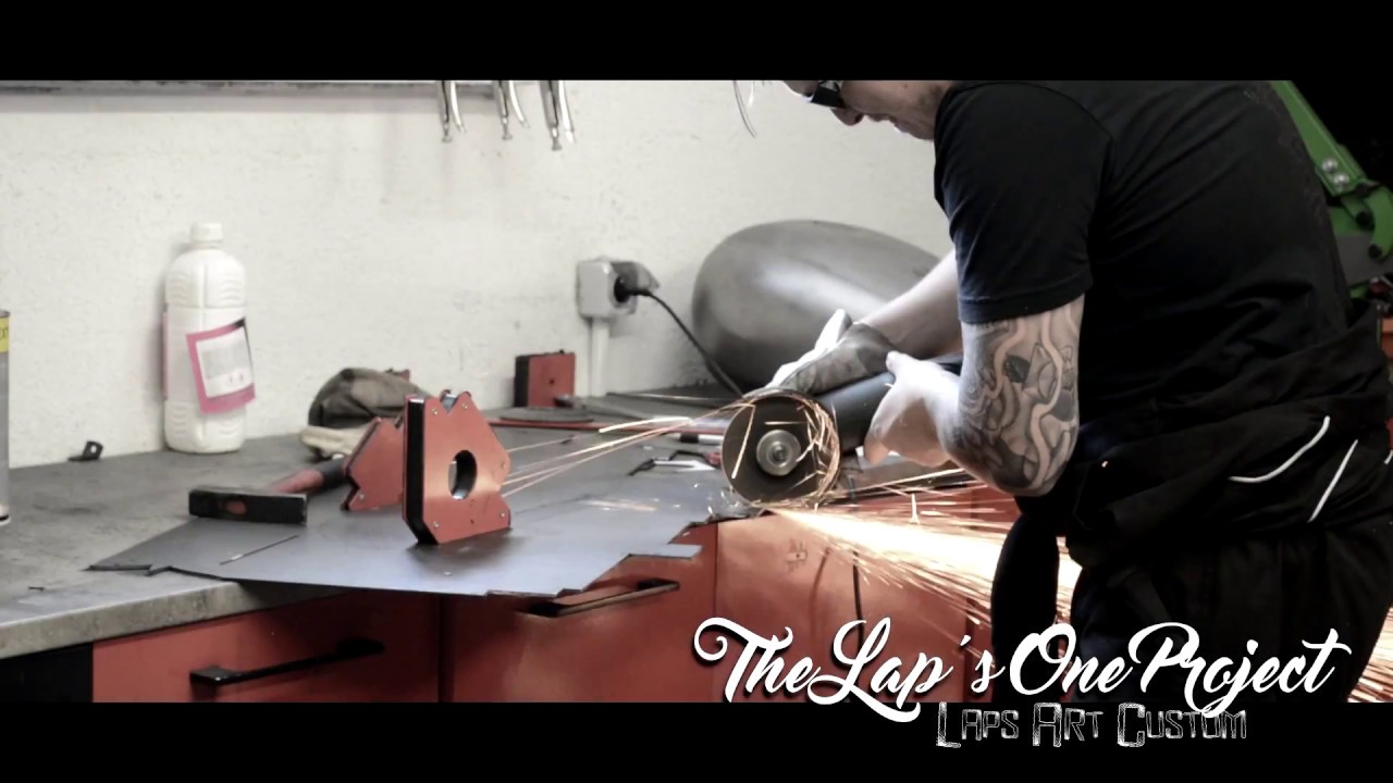 Harley davidson transformation chopper (THE LAP'S ONE) PARTIE 3 Réalisation d'un cadre rigide