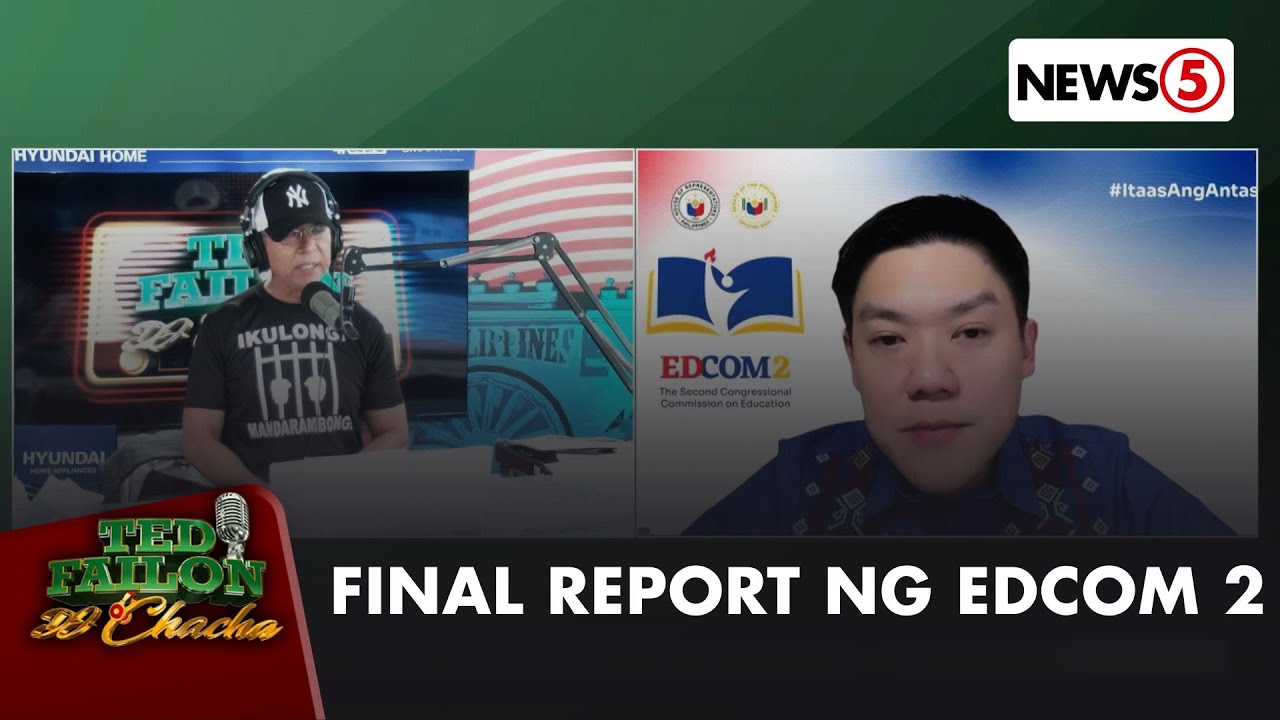 Final report at nat’l education and workforce plan, isinumite ng EDCOM 2 | Ted Failon & DJ Chacha