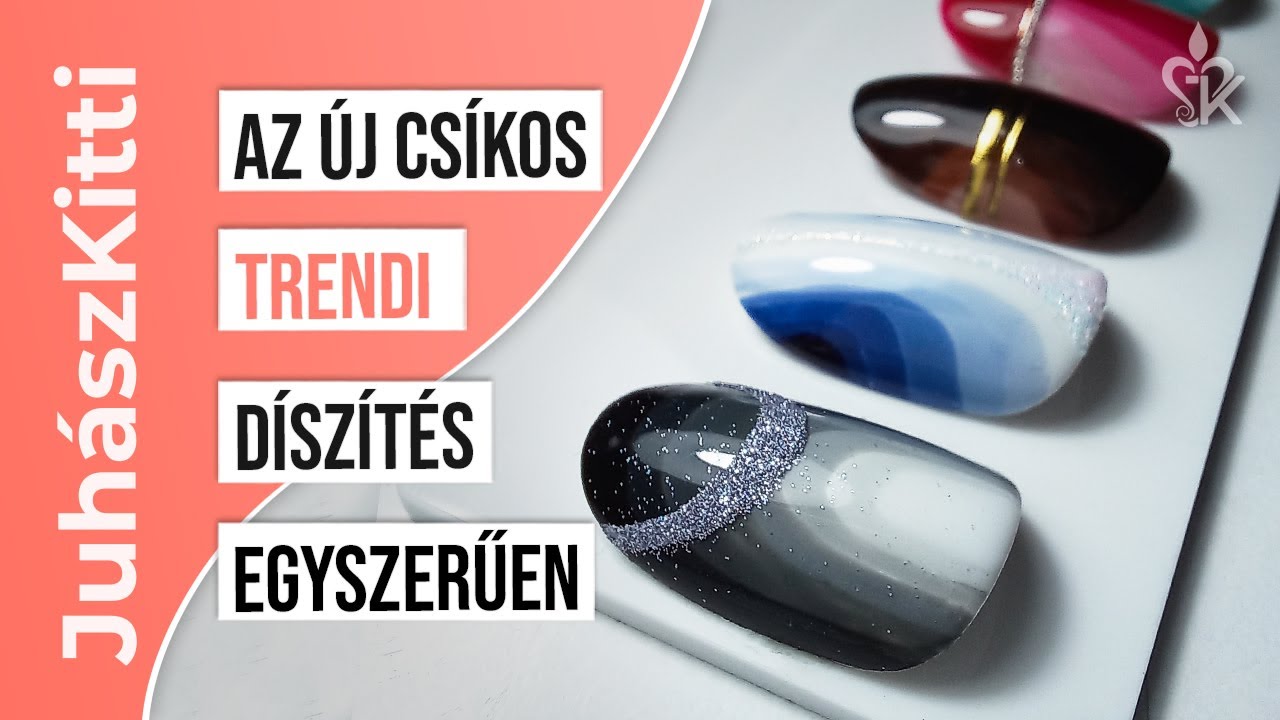 Az Új Csíkos Trendi Díszítés Egyszerűen 💅