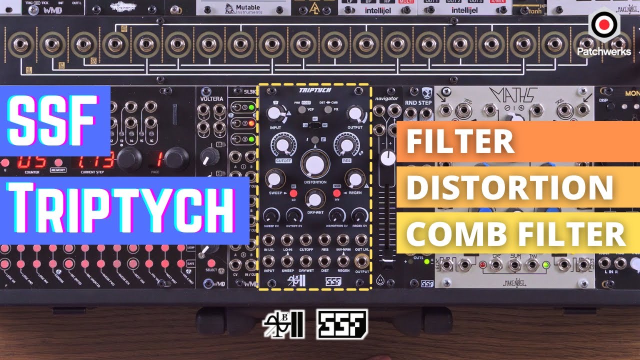 SSF Triptych: Filter, Distortion, and Comb filter - First Look