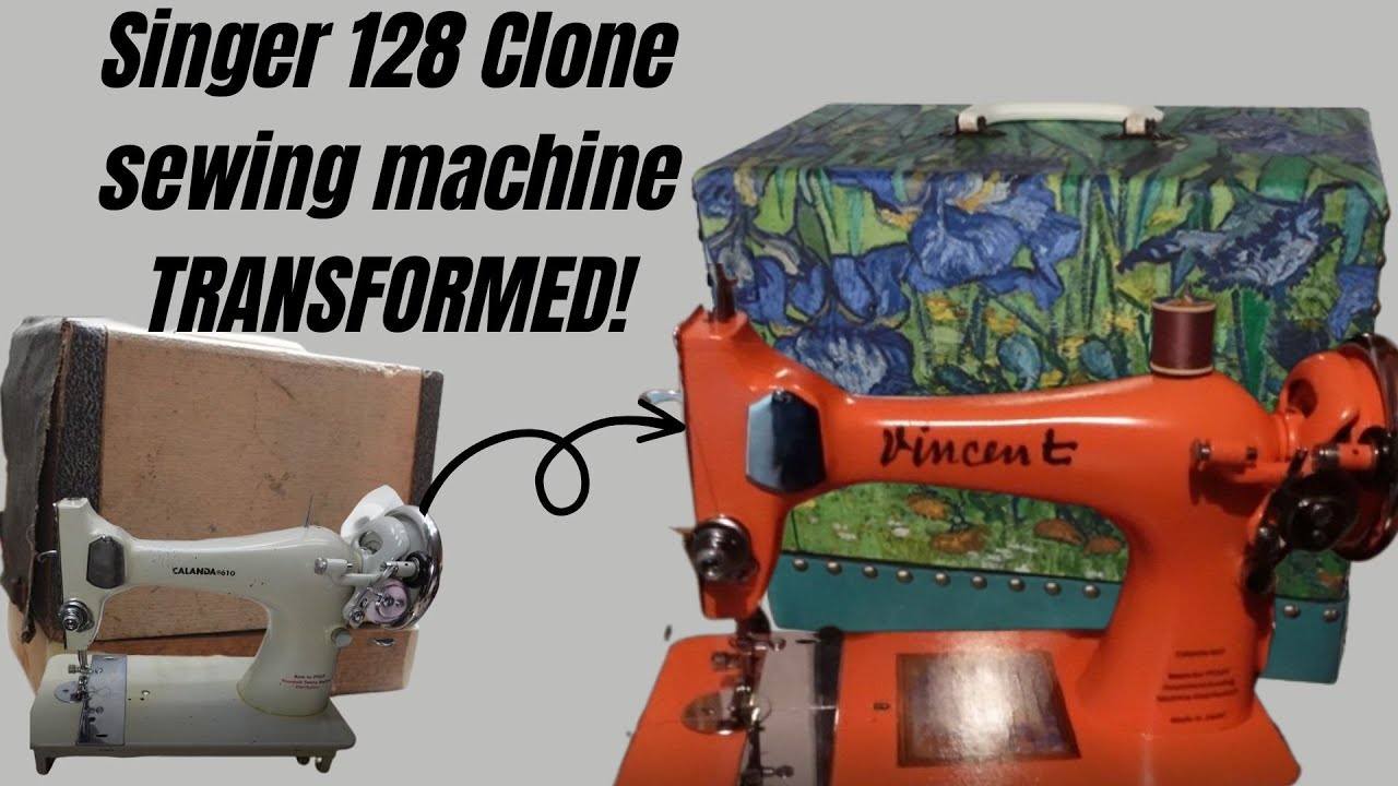 Singer 128 Clone Transformed into an Ode to Vincent Van Gogh