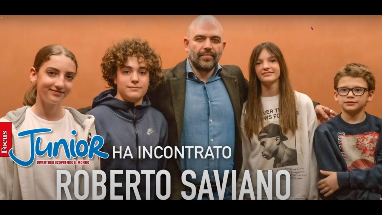 Focus Junior e Roberto Saviano: intervista completa