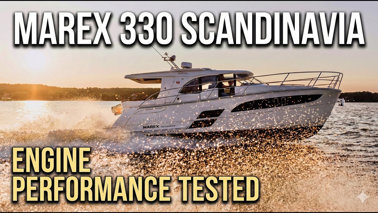 Marex 330 Scandinavia  Engine Performance Tested  3 Power & Drive Options