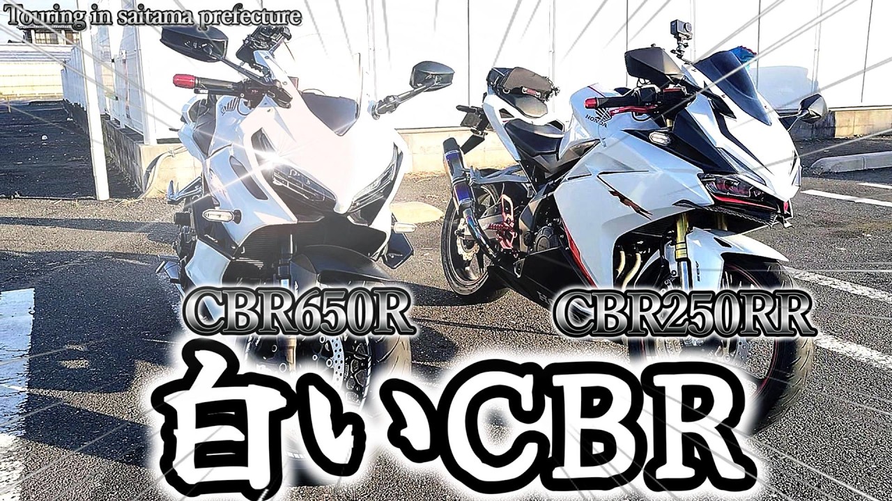 【白いCBR2台で行くドッキリ企画！いきなりツーリングに誘ってみた！】CBR250RR・CBR650R・Z900RS ＃バイク #ツーリング  #カスタム