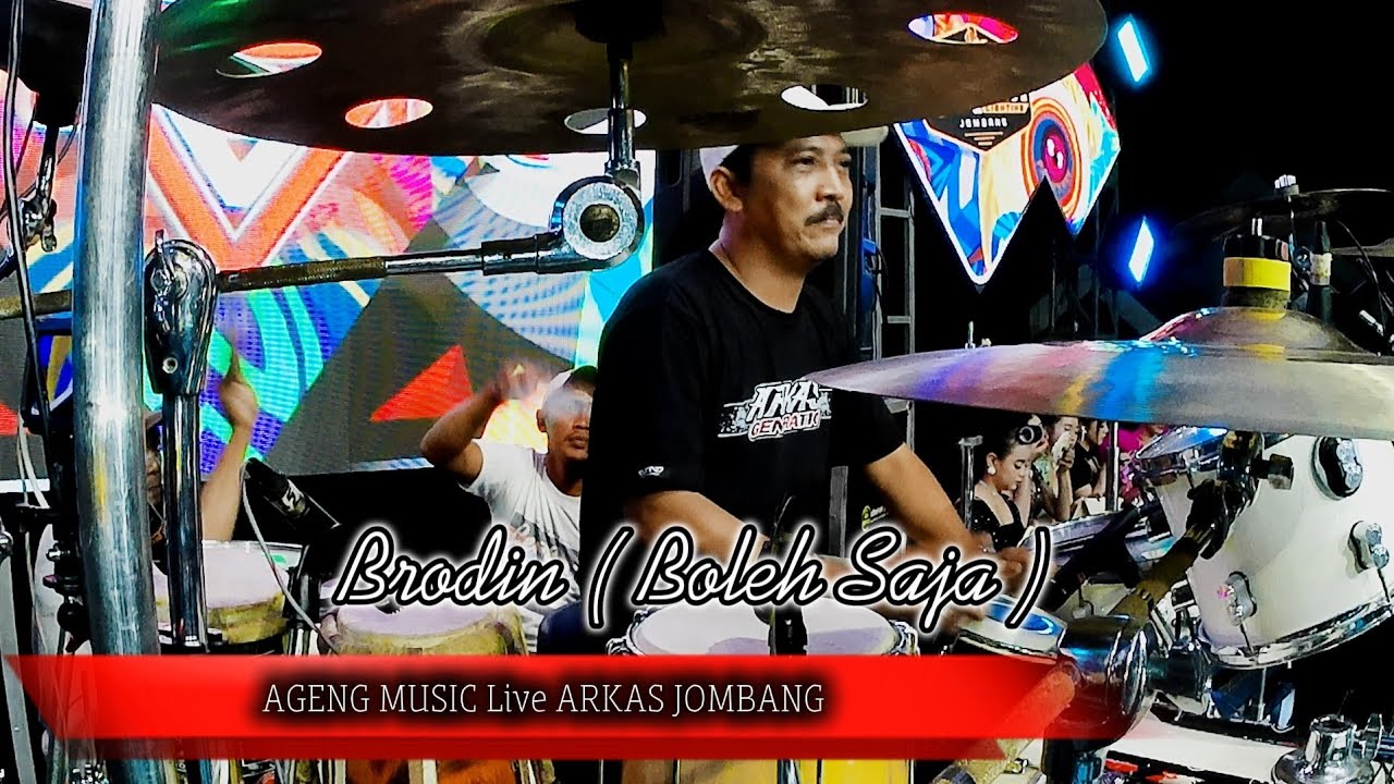 ( COVER KENDANG ) BRODIN - BOLEH SAJA AGENG MUSIC ARKAS JOMBANG