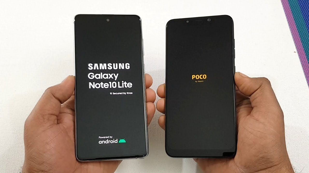 Samsung Note 10 Lite vs Poco F1 SpeedTest & Camera Comparison