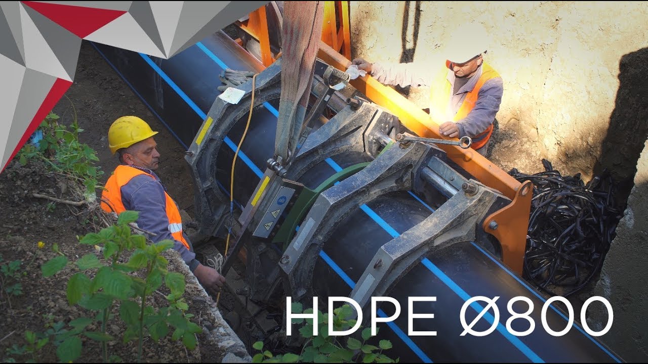 HDPE Water Pipes DN 800 - Production & Relining