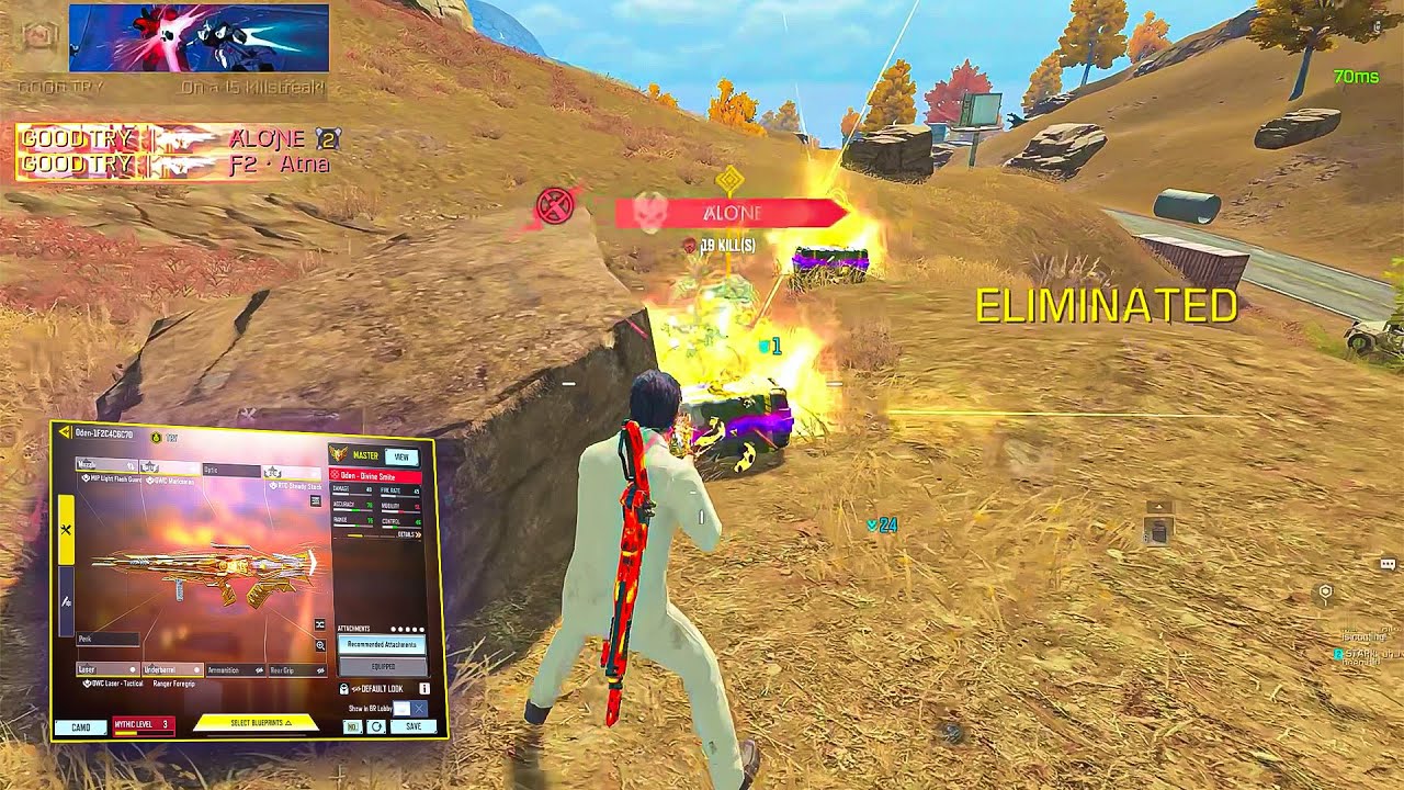 ODEN IS NOT A GUN - IT'S A PUNISHMENT 💀 | BEST ODEN GUNSMITH in COD MOBILE