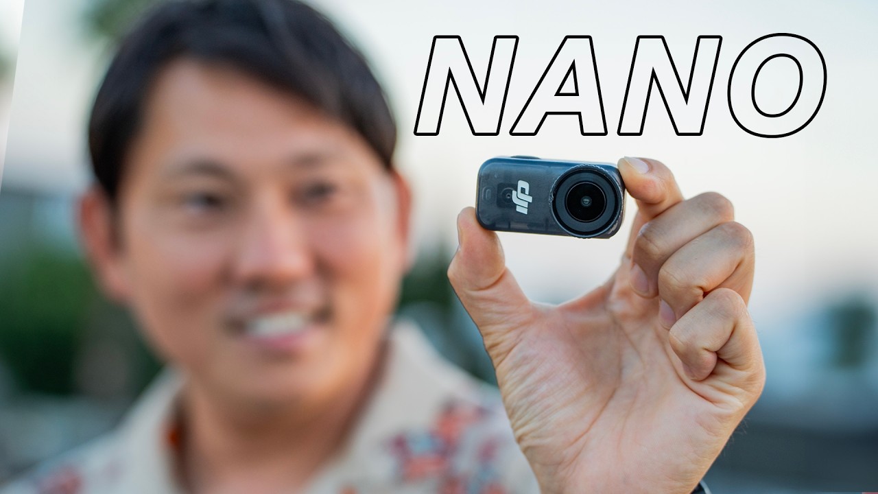 DJI OSMO NANO | Миниатюрная камера с турбонаддувом!
