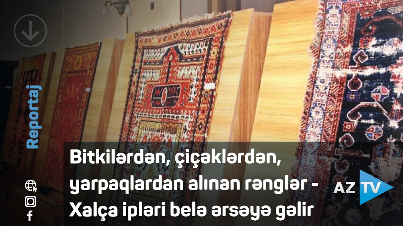 Bitkilərdən, çiçəklərdən, yarpaqlardan alınan rənglər - Xalça ipləri belə ərsəyə gəlir - REPORTAJ