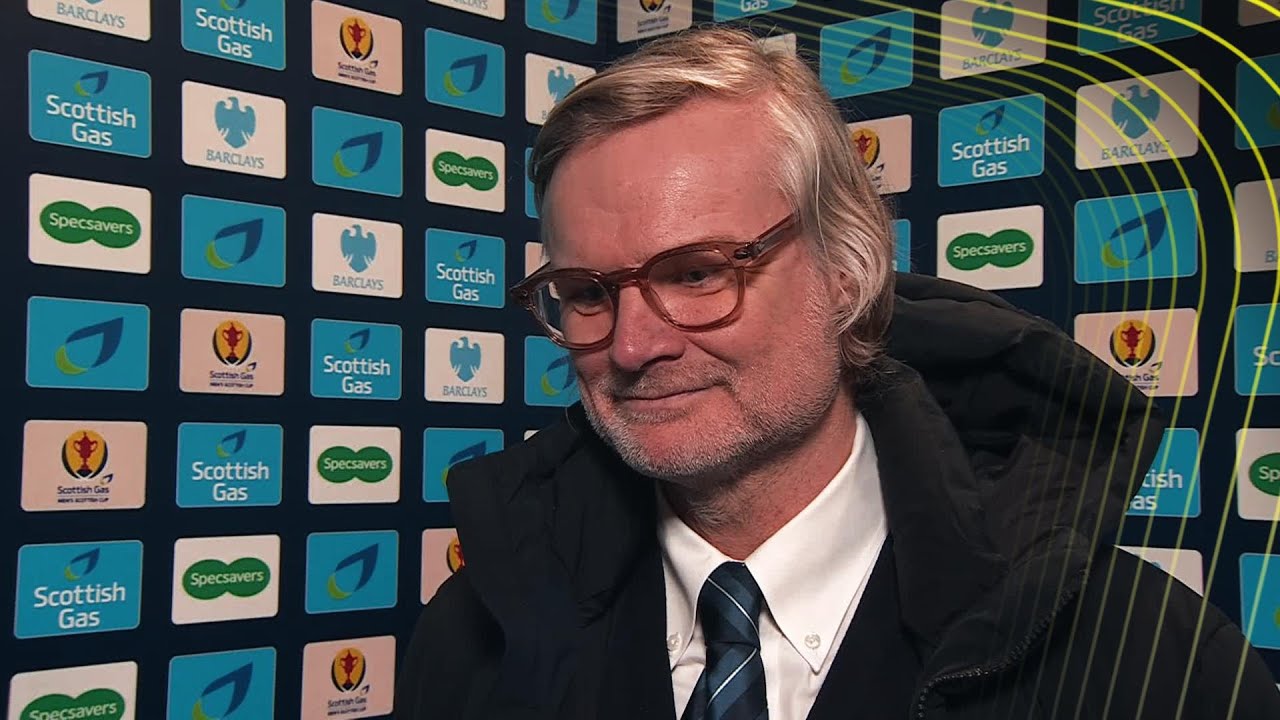 Steven Pressley post-match interview following Dundee's 2-1 loss to Celtic